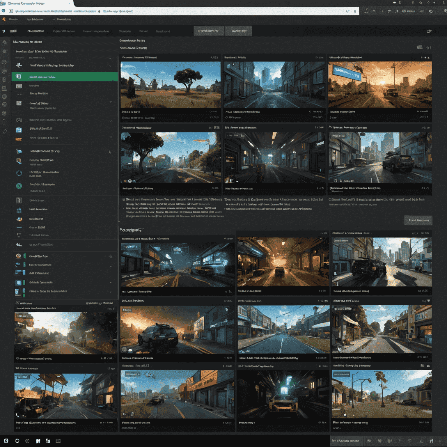 Screenshot of OBS interface showing various scenes and sources, with a live preview of a gaming stream